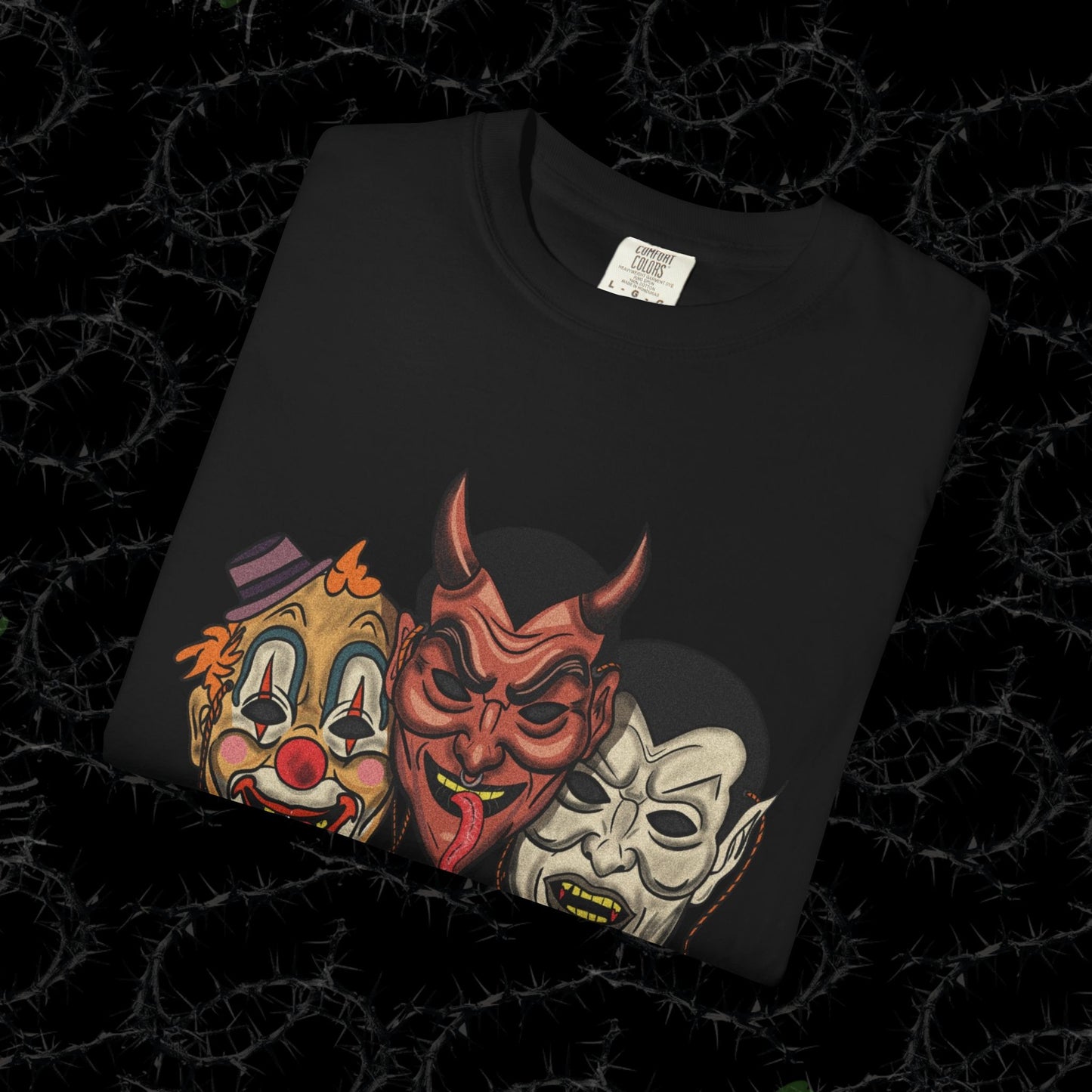 WHY CHOOSE MASK - Unisex Garment-Dyed T-shirt.