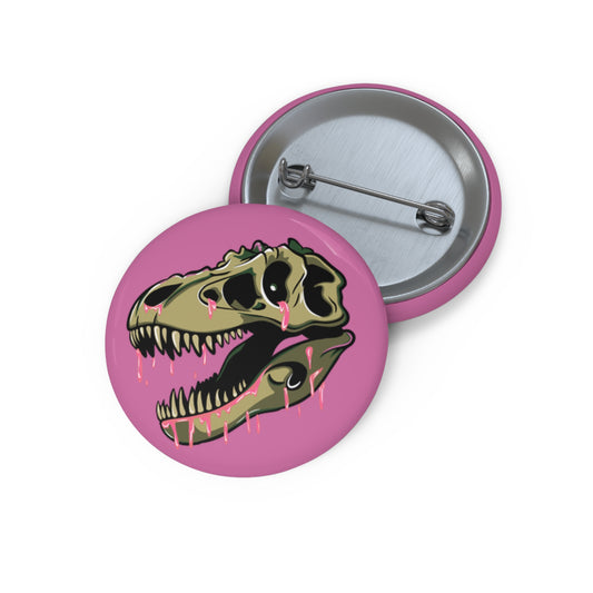 Pink Slime Rosie The Rex - Pin Button