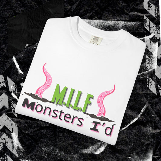 M.I.L.F. - Unisex Garment-Dyed T-shirt.