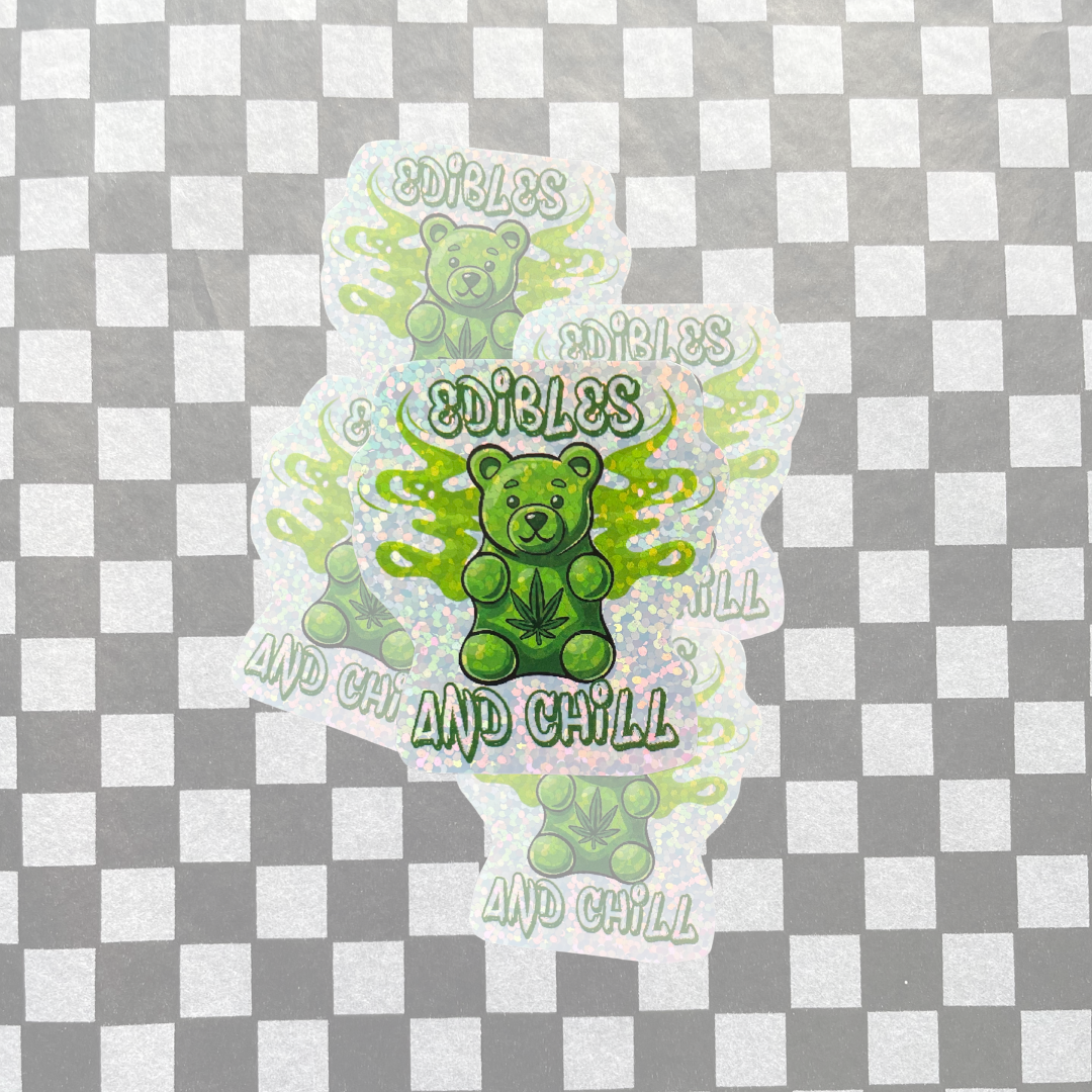 Edibles & Chill Sticker