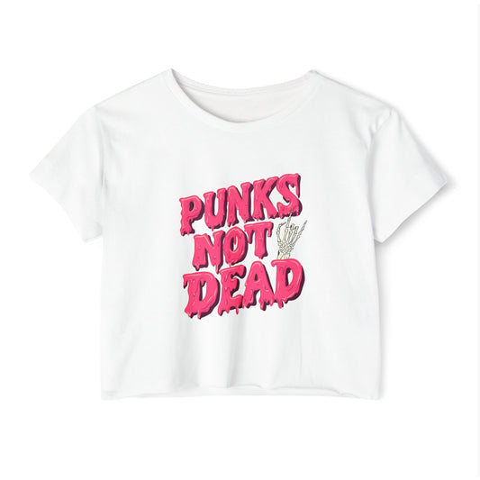 Punks Not Dead - Festival Crop Top