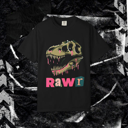 RaWr - Unisex Garment-Dyed T-shirt.