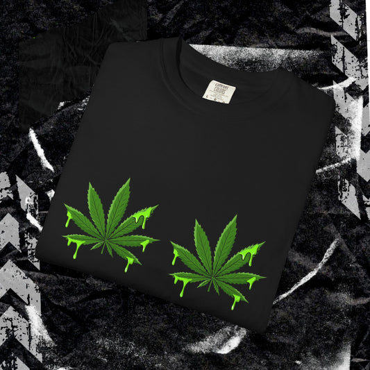 SIME LEAF -  Unisex Garment-Dyed T-shirt. Ll