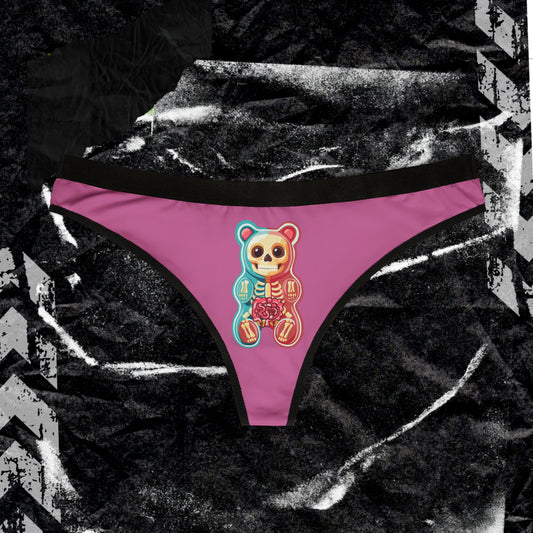 Eat My Guts Gummy  - Women's Thongs (AOP)