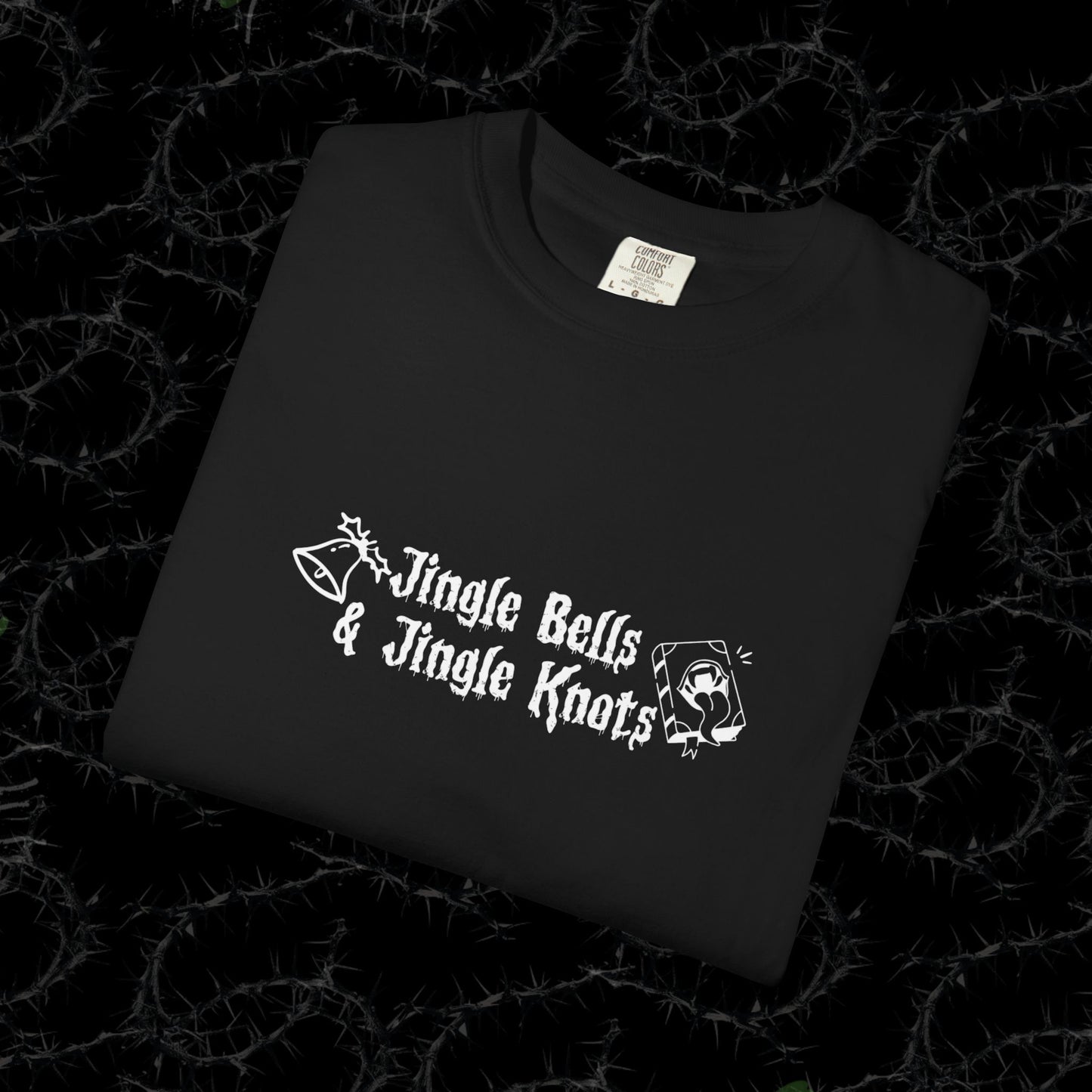 JINGLE BELLS & JINGLE KNOTS - Unisex Garment-Dyed T-shirt