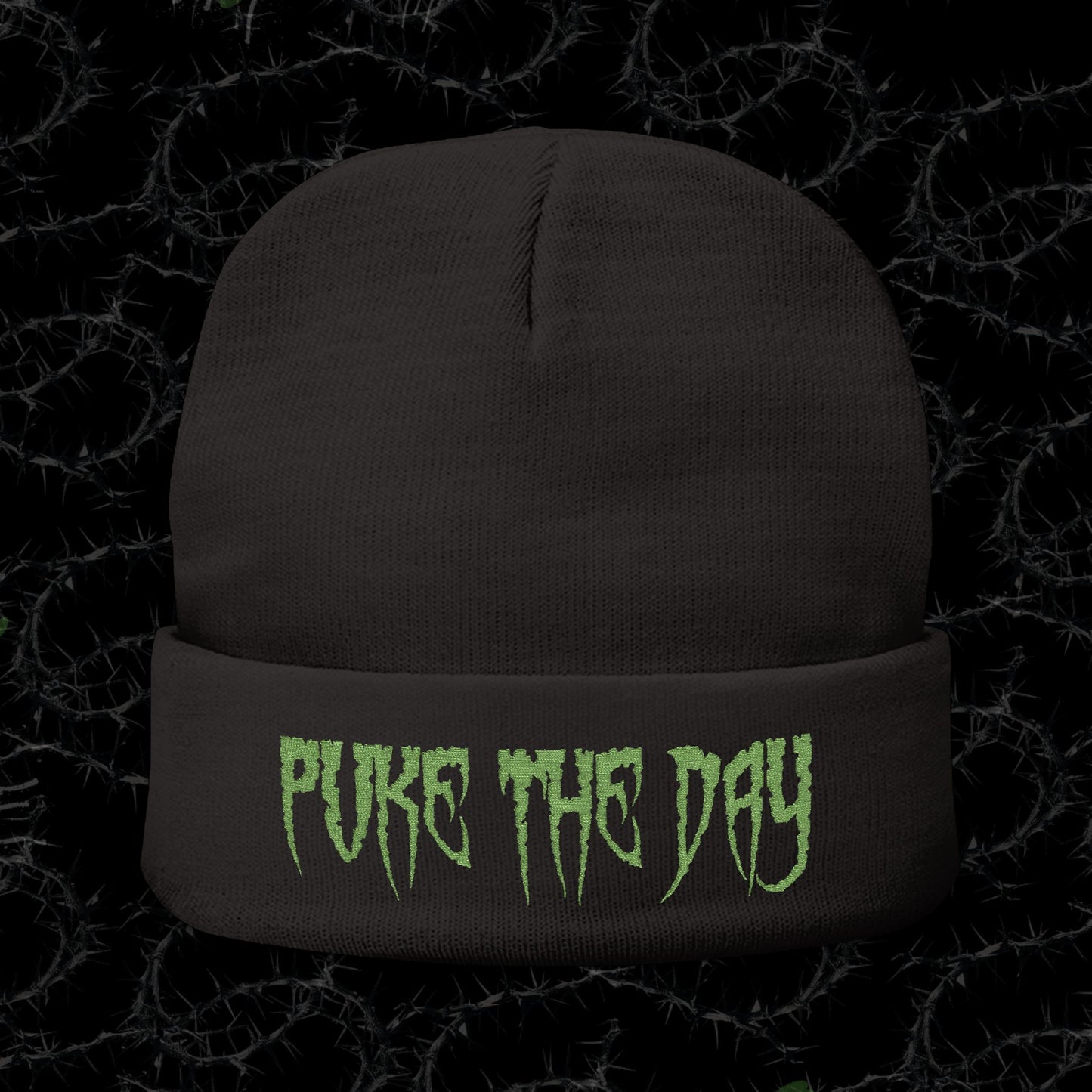 PUKE THE DAY - Knit Beanie (Embroidery)
