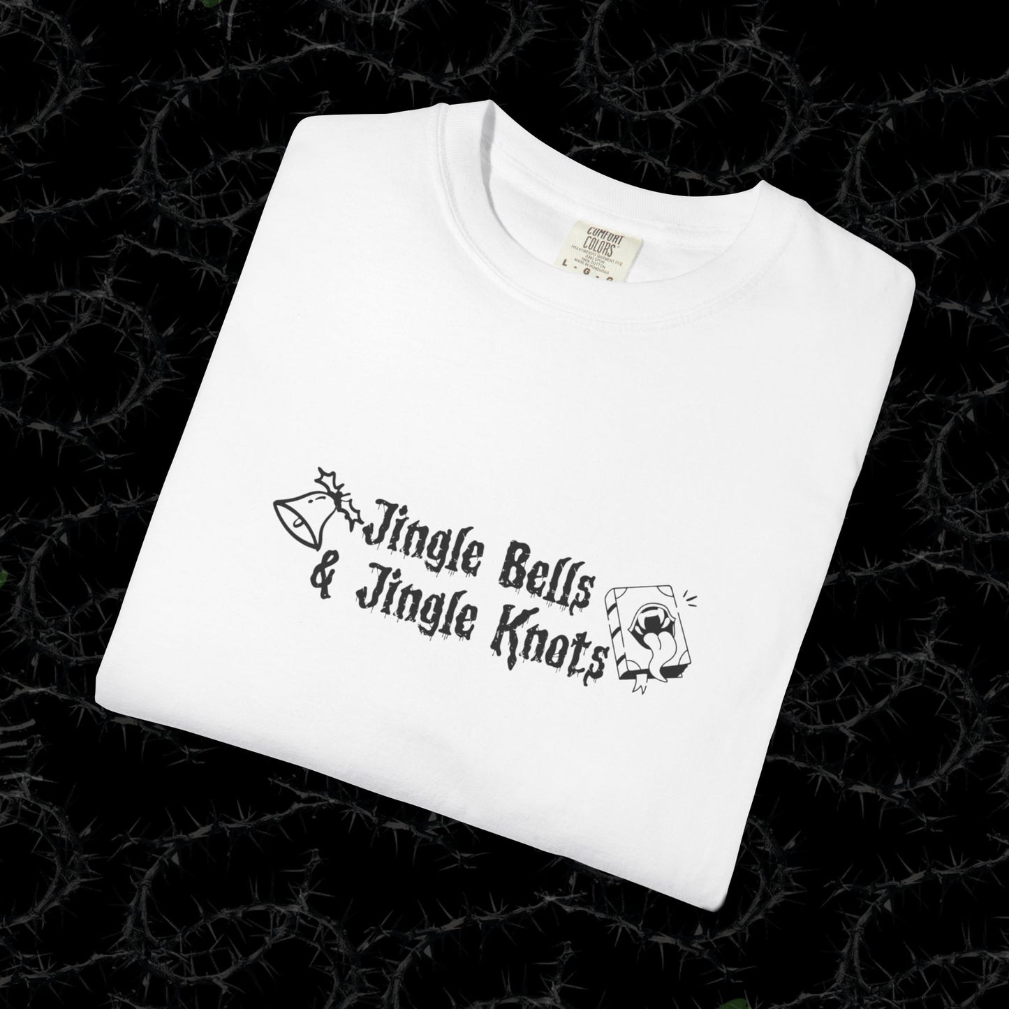 JINGLE BELLS & JINGLE KNOTS - Unisex Garment-Dyed T-shirt