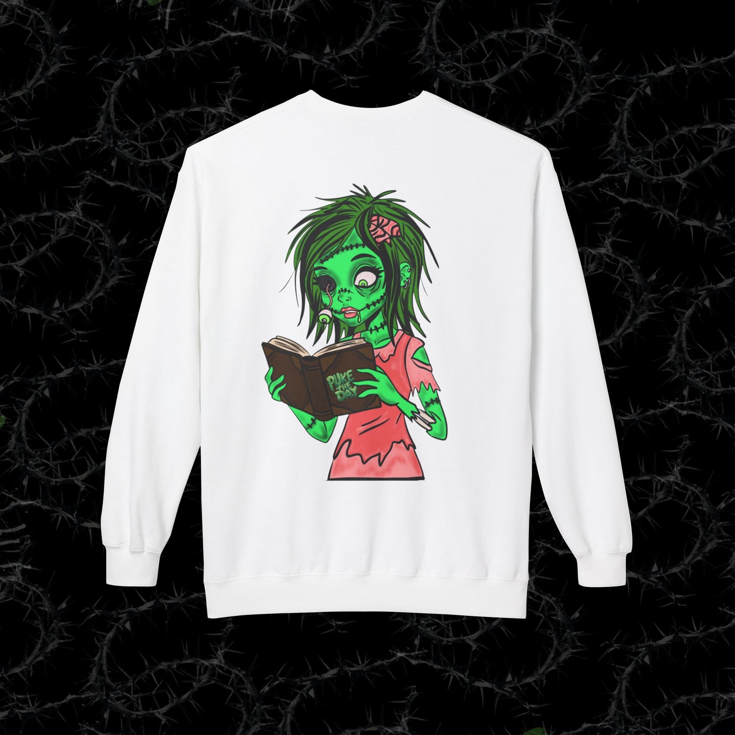 Living Dead Girl - Unisex Midweight Softstyle Fleece Crewneck Sweatshirt