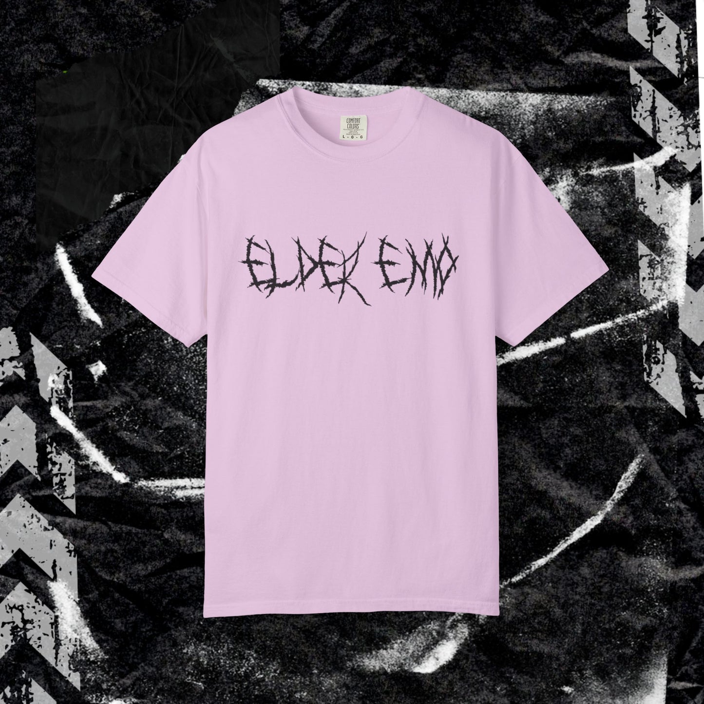 Elder Emo - Unisex Garment-Dyed T-shirt.