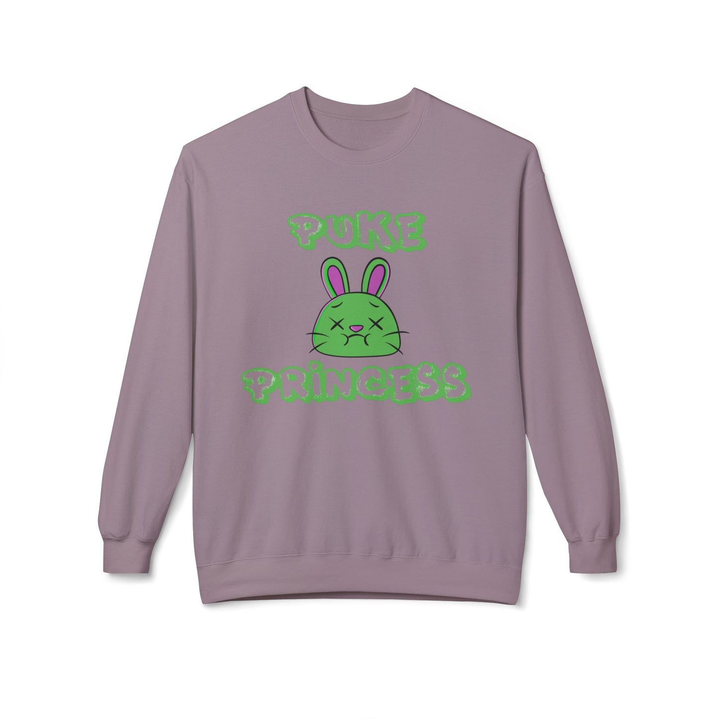 PUKE PRINCESS - Unisex Midweight Softstyle Fleece Crewneck Sweatshirt