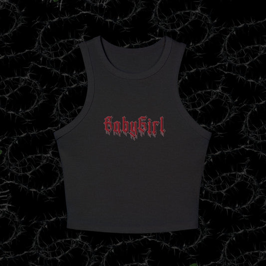 Babygirl - Women's Micro Rib Racer Tank Top