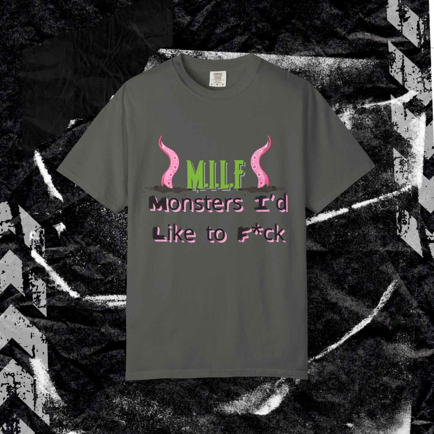 M.I.L.F. - Unisex Garment-Dyed T-shirt.