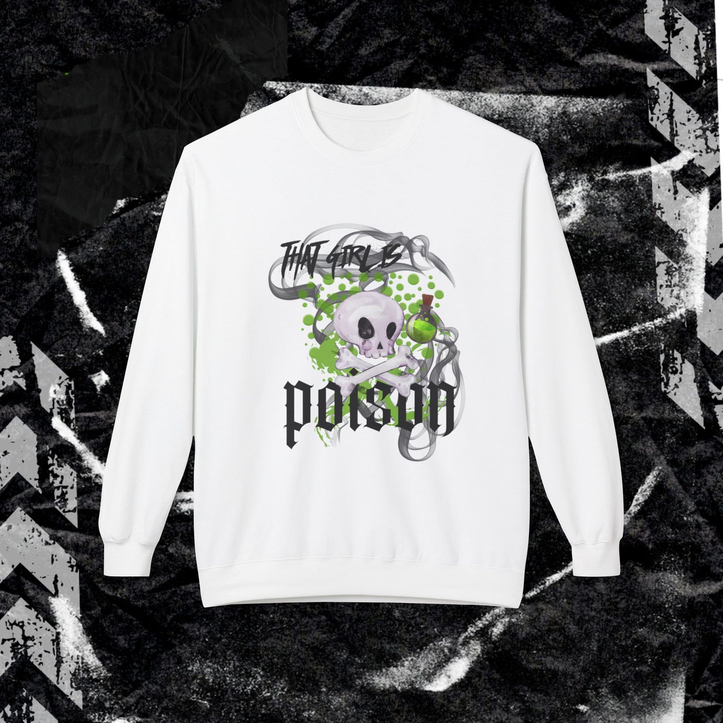 THAT GIRL IS POISON - Unisex Midweight Softstyle Fleece Crewneck Sweatshirt