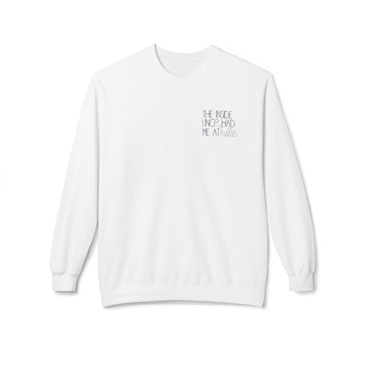 Inside Lingo - Unisex Midweight Softstyle Fleece Crewneck Sweatshirt