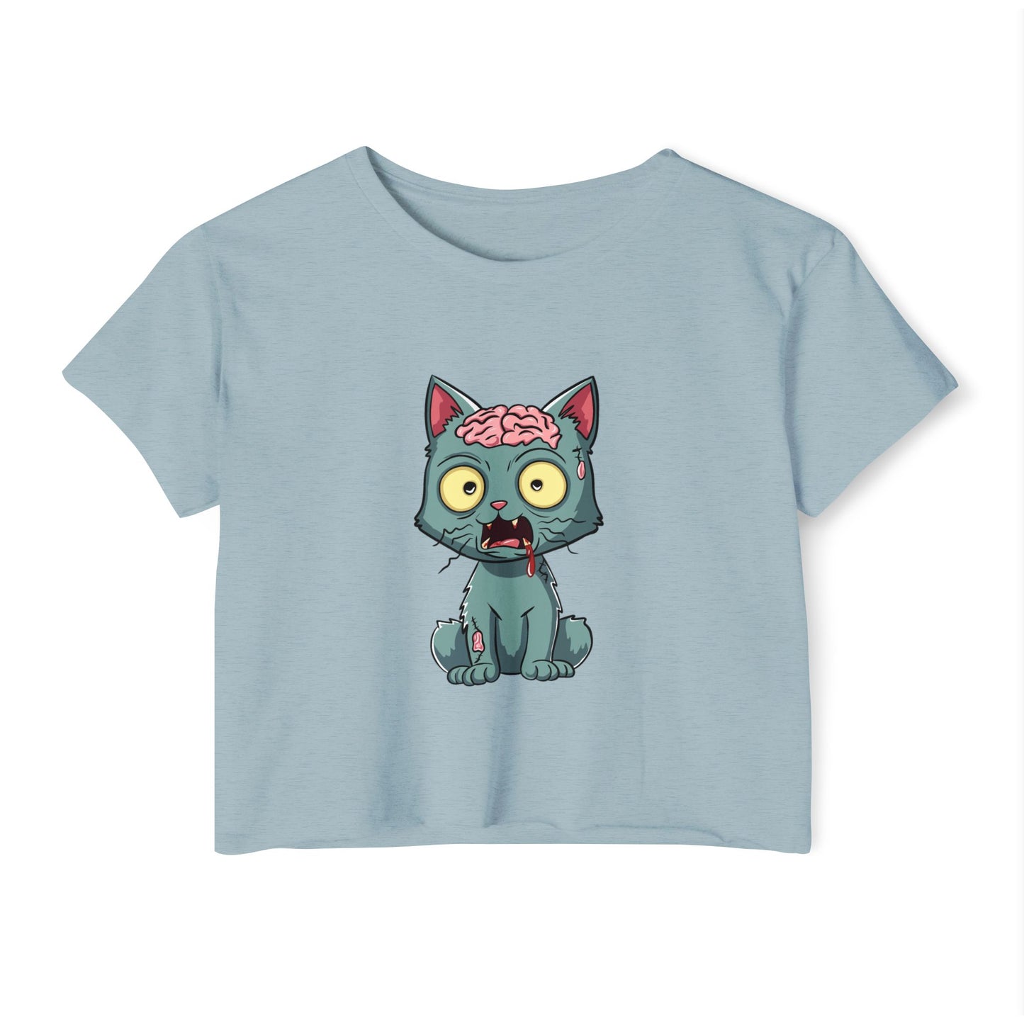 Zombie Cat- Festival Crop Top