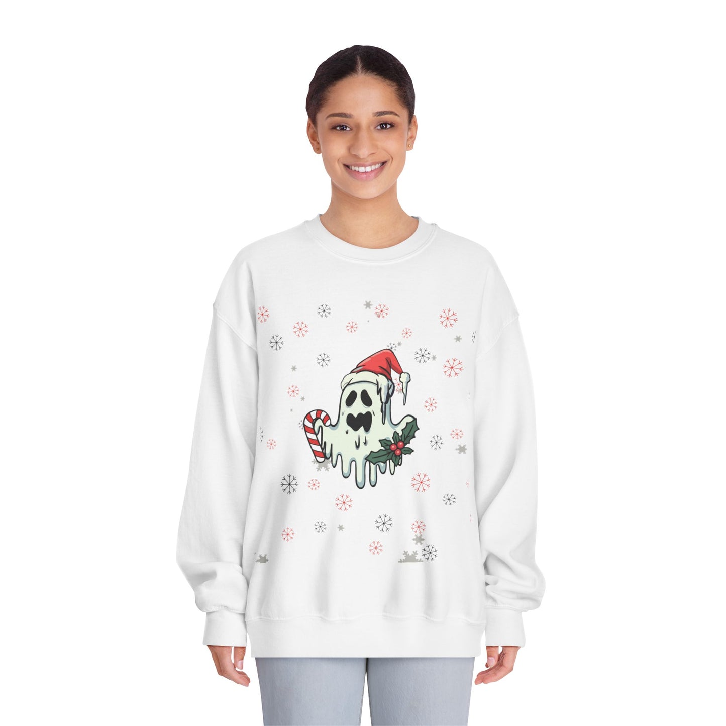 CHRISTMAS HAUNTING - Unisex DryBlend® Crewneck Sweatshirt