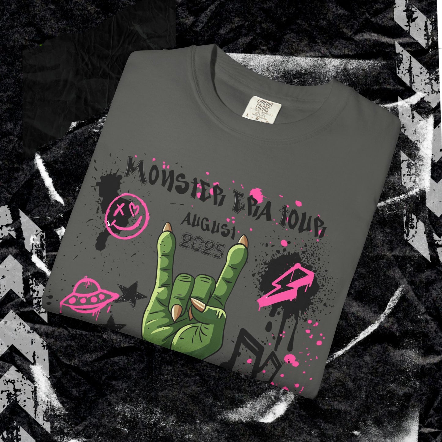 Monster Era Tour - Unisex Garment-Dyed T-shirt.