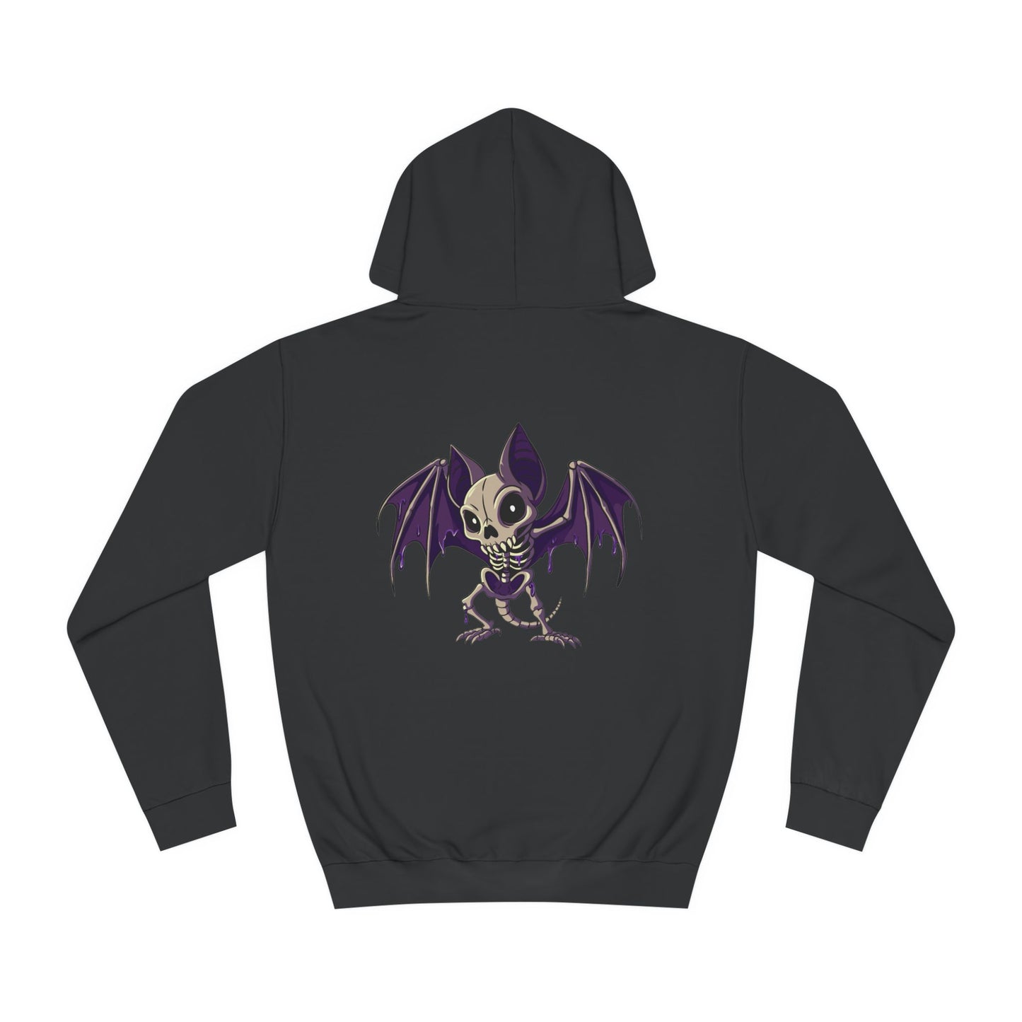 Purple People Eater Batty  - Unisex College Hoodie