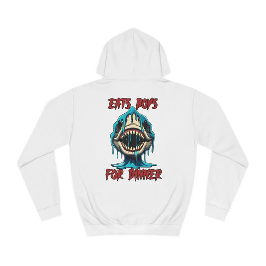 Eats Boys For Dinner  - Unisex College Hoodie