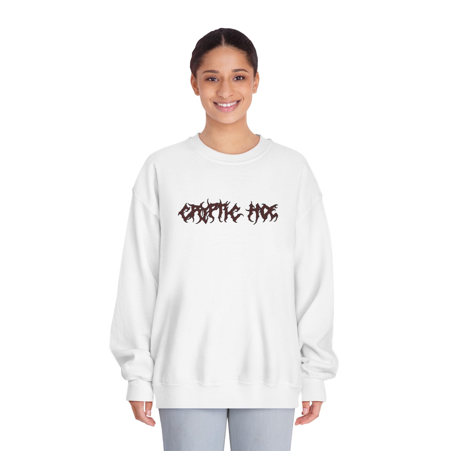 CRYPTIC HOE - Unisex DryBlend® Crewneck Sweatshirt