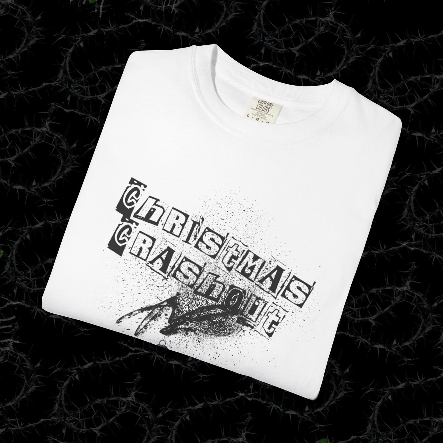 CHRISTMAS CRASHOUT - Unisex Garment-Dyed T-shirt