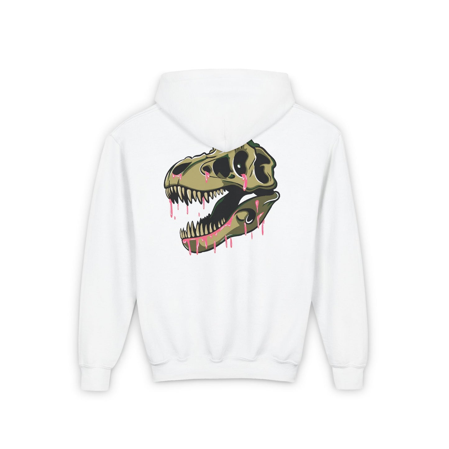 PINK SLIME ROSIE THE REX - Youth Heavy Blend Hooded Sweatshirt