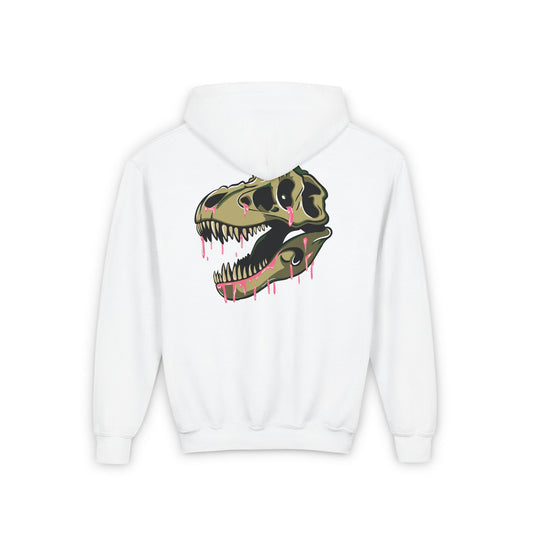 PINK SLIME ROSIE THE REX - Youth Heavy Blend Hooded Sweatshirt