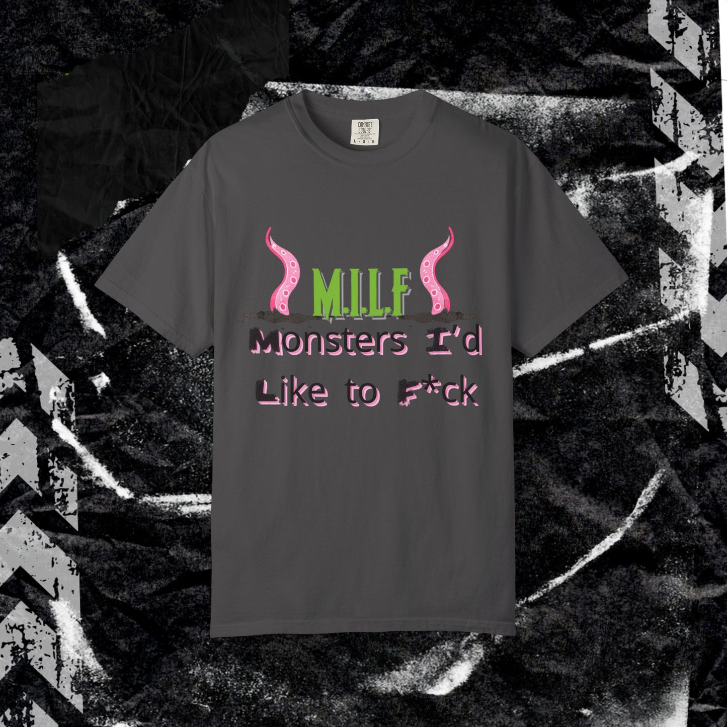 M.I.L.F. - Unisex Garment-Dyed T-shirt.