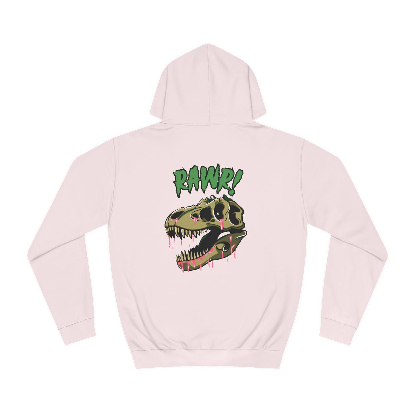 Pink Slime Rosie The Rex - Unisex College Hoodie