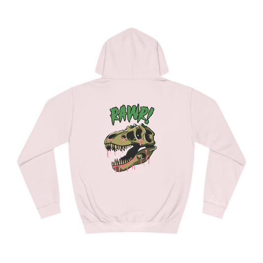 Pink Slime Rosie The Rex - Unisex College Hoodie