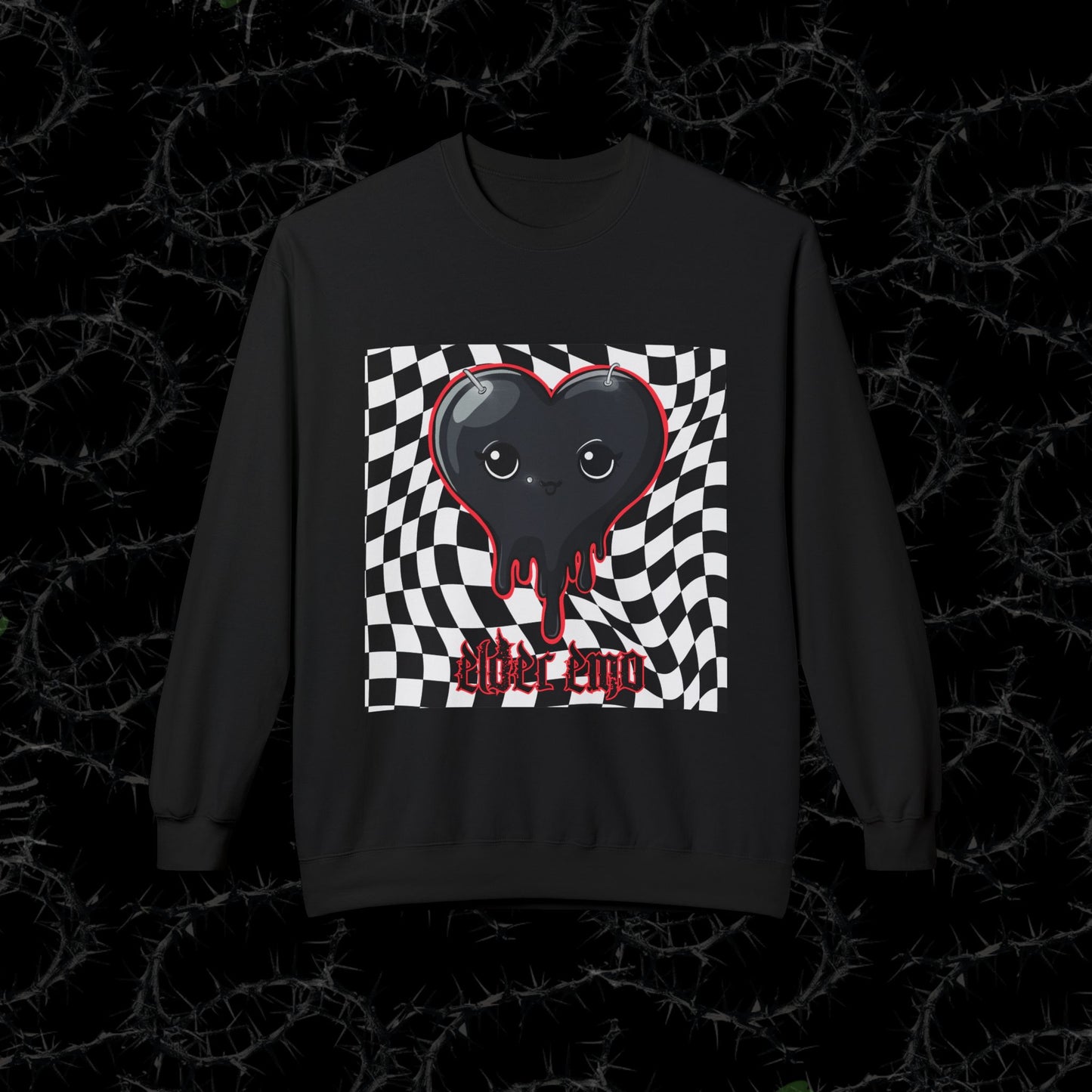 Elder Emo - Unisex Midweight Softstyle Fleece Crewneck Sweatshirt