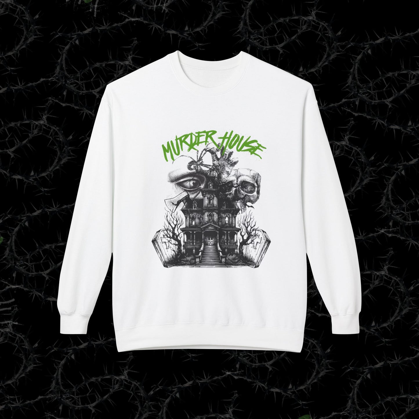 MURDER HOUSE - Unisex Midweight Softstyle Fleece Crewneck Sweatshirt