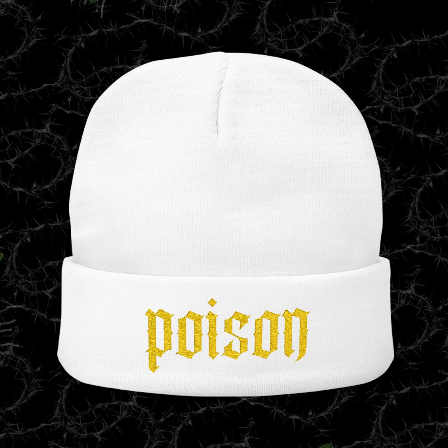 POISON - Knit Beanie (Embroidery)
