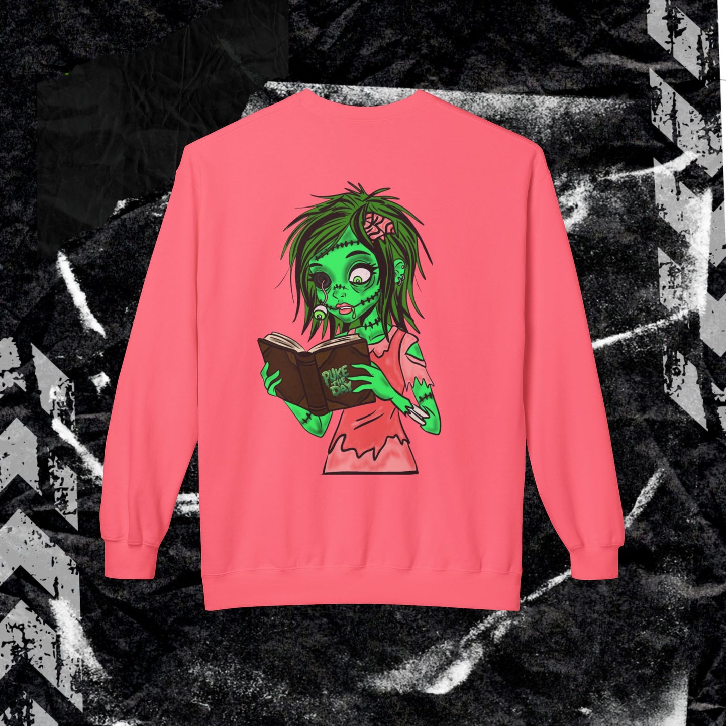 Living Dead Girl - Unisex Midweight Softstyle Fleece Crewneck Sweatshirt