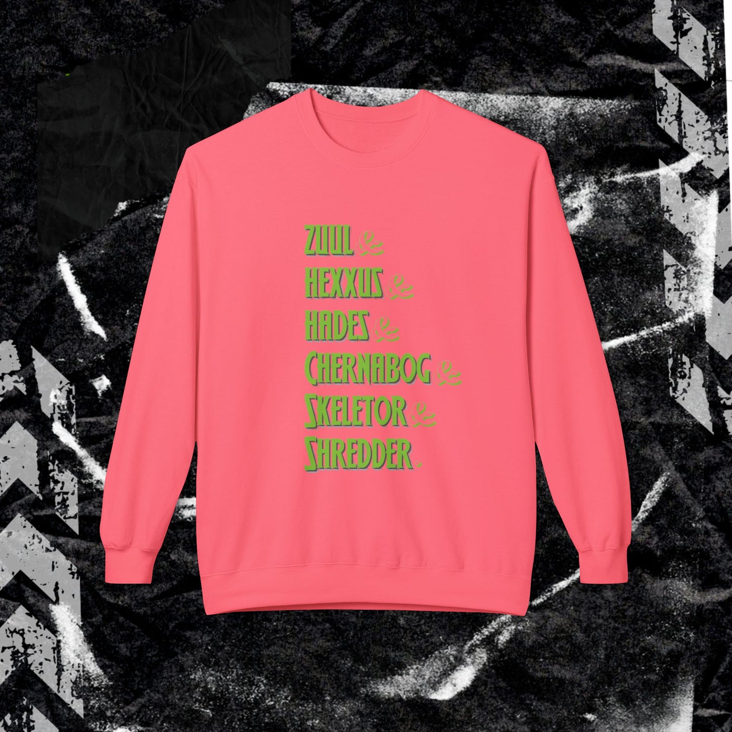 MONSTERS LIST  - Unisex Midweight Softstyle Fleece Crewneck Sweatshirt