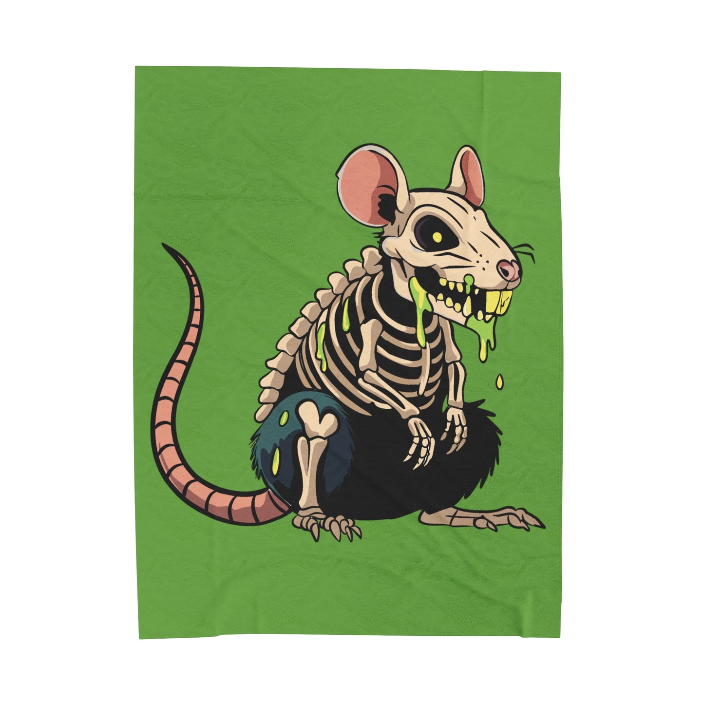 GARBAGE RAT - Velveteen Plush Blanket