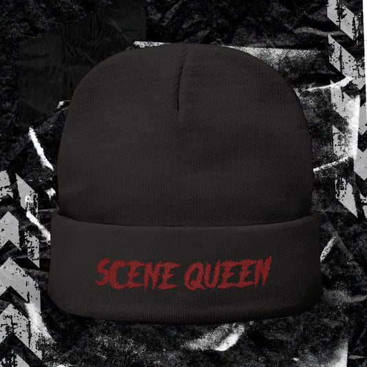 Scene Queen - Knit Beanie (Embroidery)