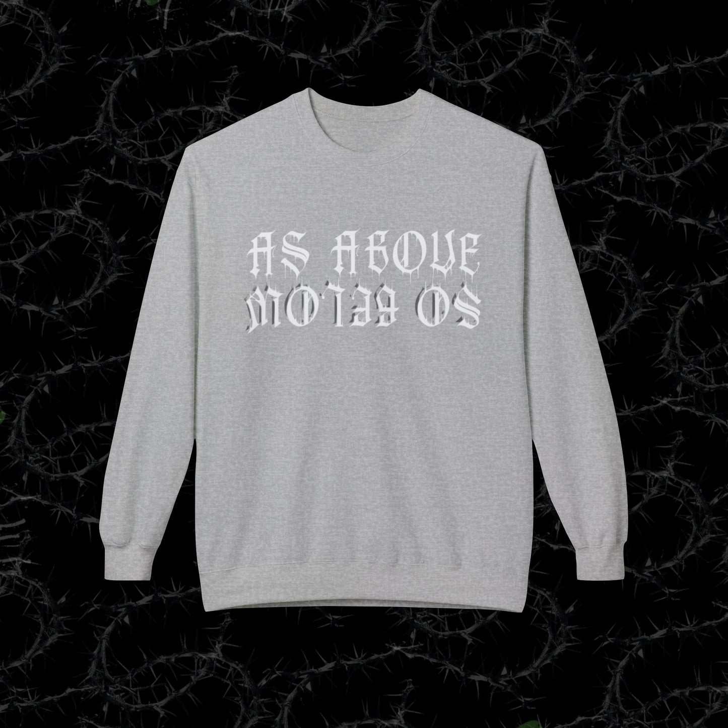 As Above So Below - Unisex Midweight Softstyle Fleece Crewneck Sweatshirt