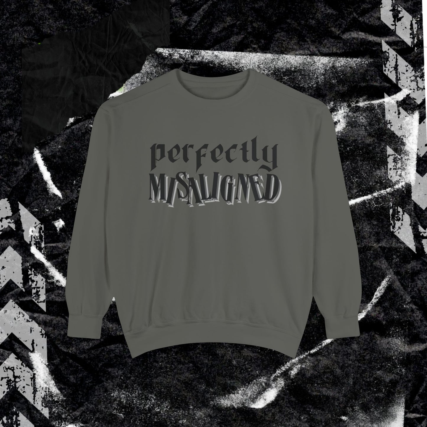 Perfectly Misaligned - Dyed Sweatshirt