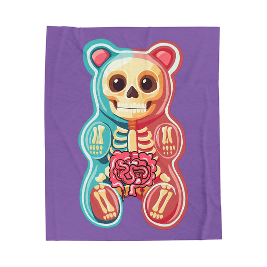 Eat My Guts Gummy - Velveteen Plush Blanket