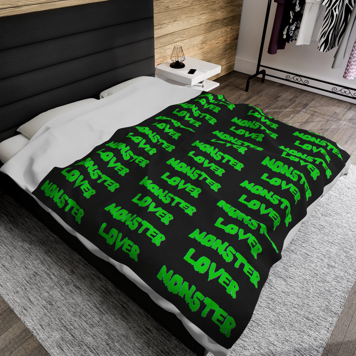 Monster Lover - Velveteen Plush Blanket