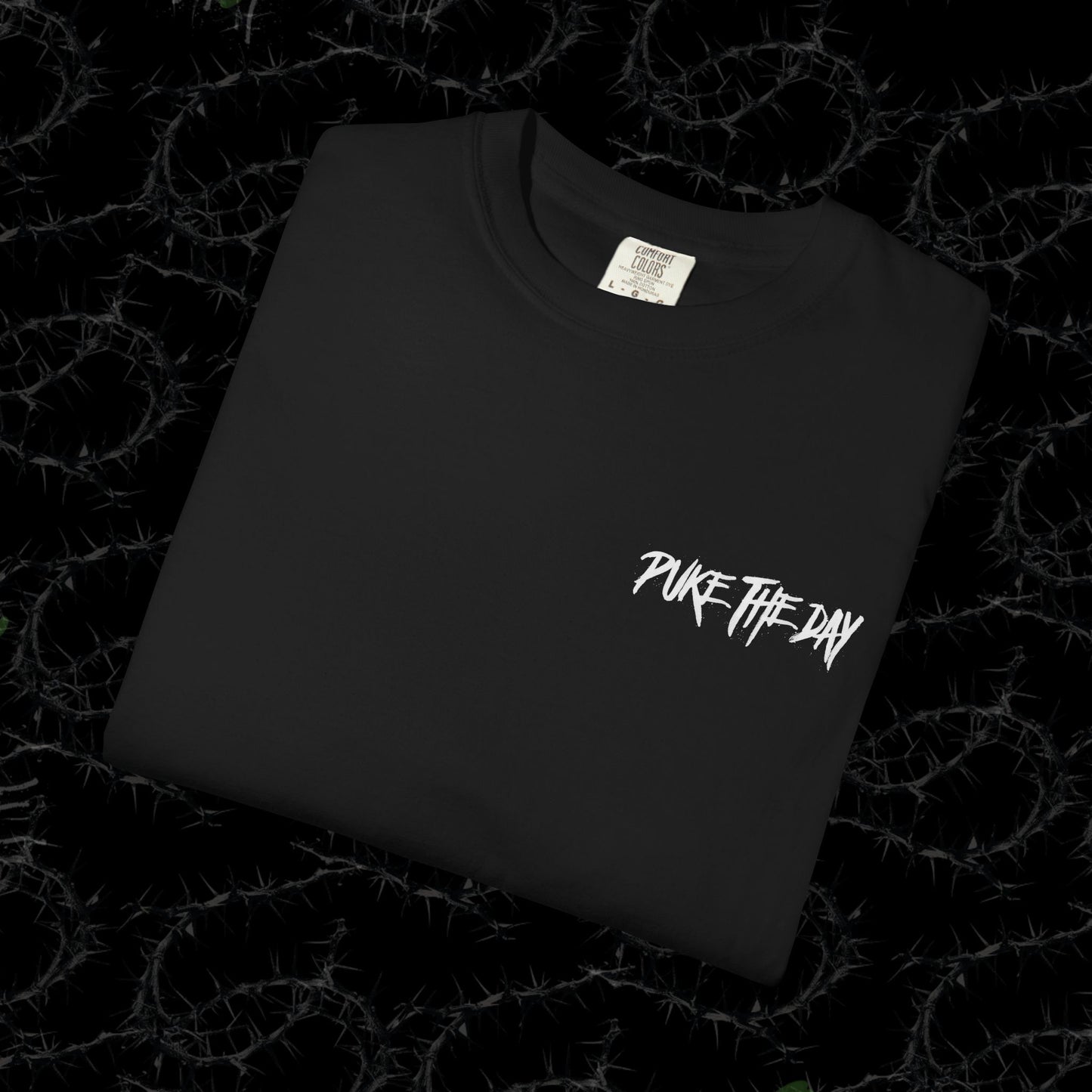 HELLCAT (BACK PRINT) - Unisex Garment-Dyed T-shirt.