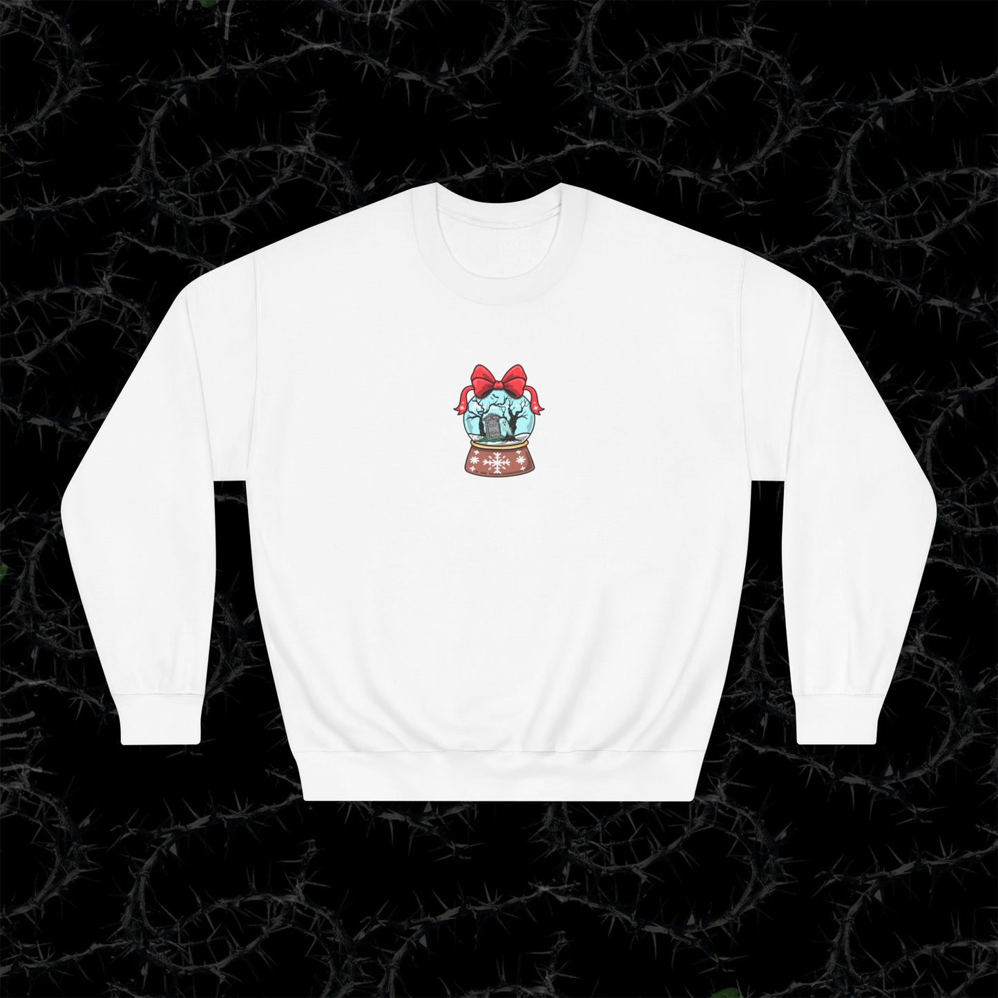 HAUNTED SNOWGLOBE - Unisex DryBlend® Crewneck Sweatshirt