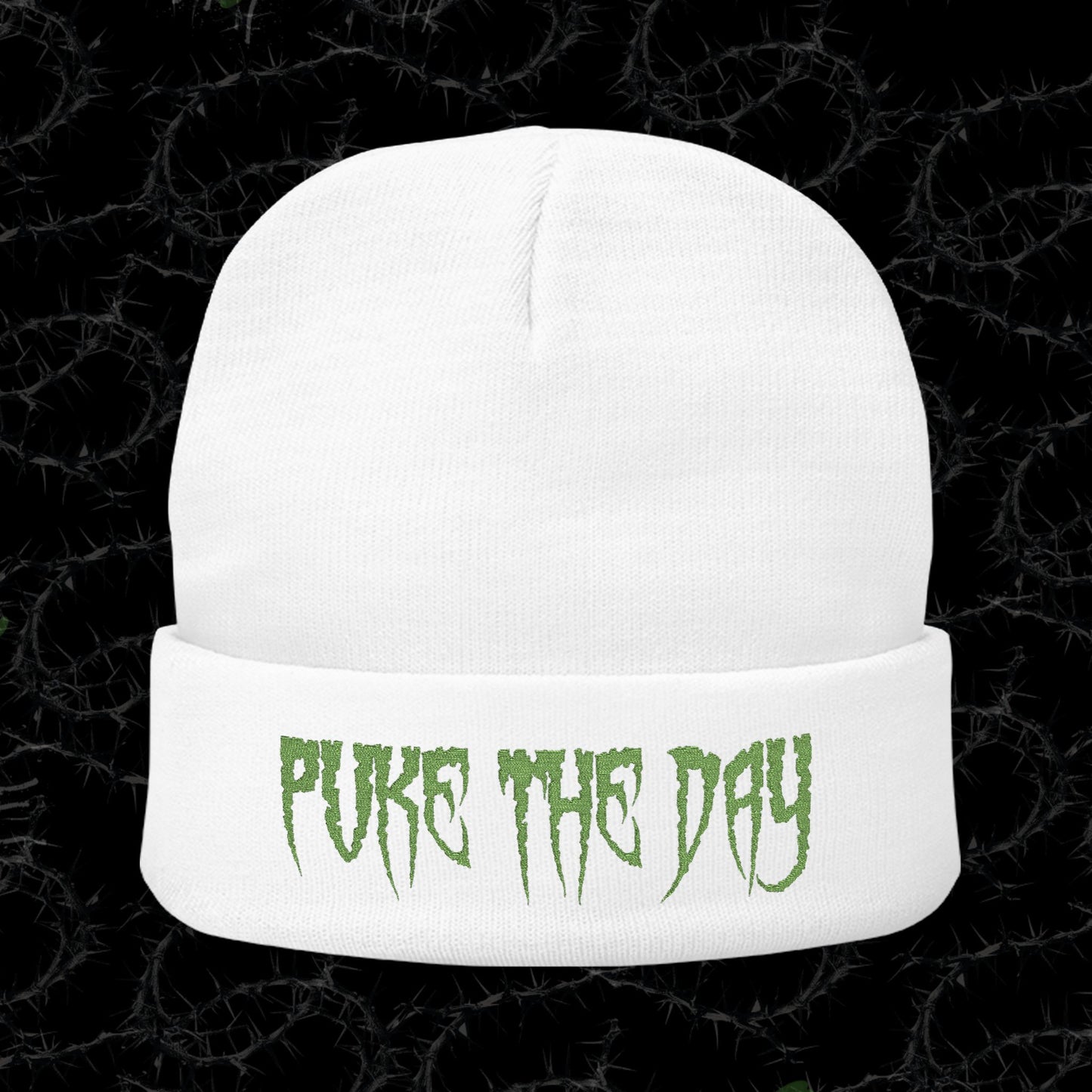 PUKE THE DAY - Knit Beanie (Embroidery)