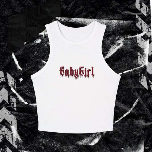 Babygirl - Women's Micro Rib Racer Tank Top