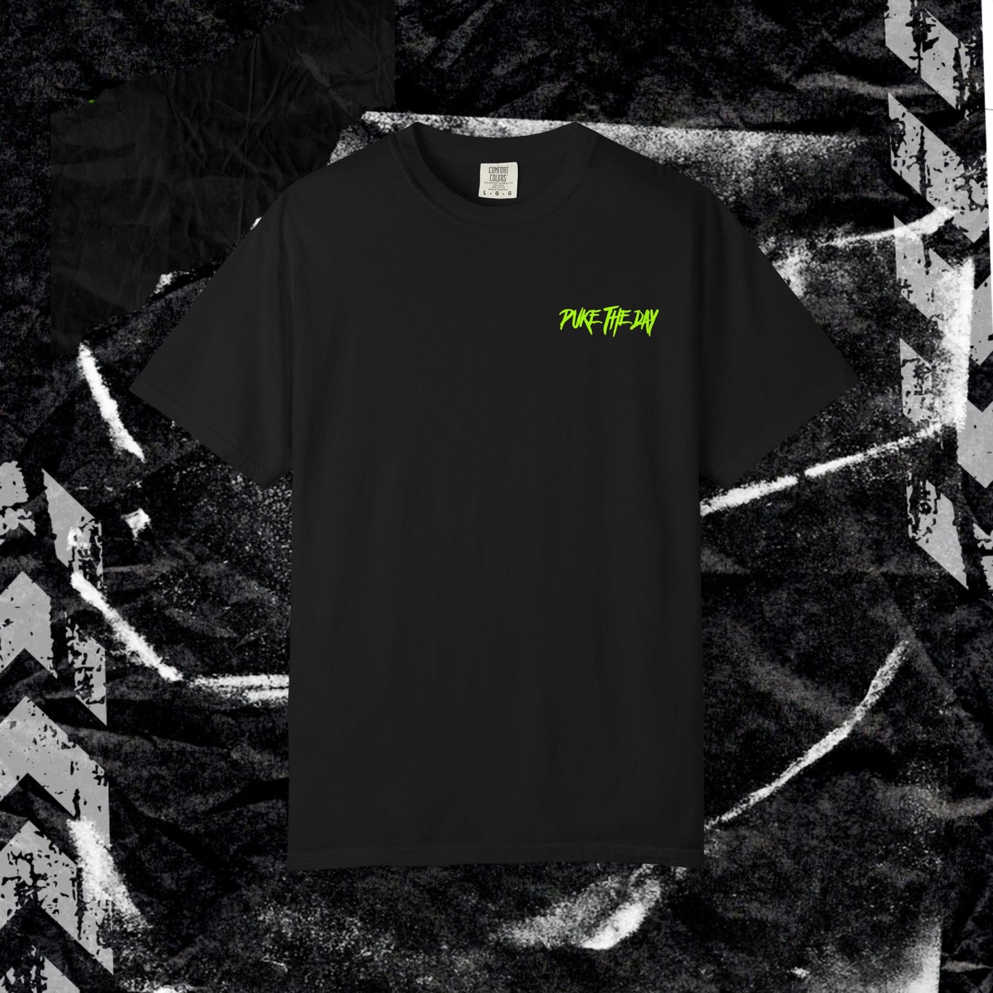 THAT GIRL IS POISON (BACK PRINT) - Unisex Garment-Dyed T-shirt.