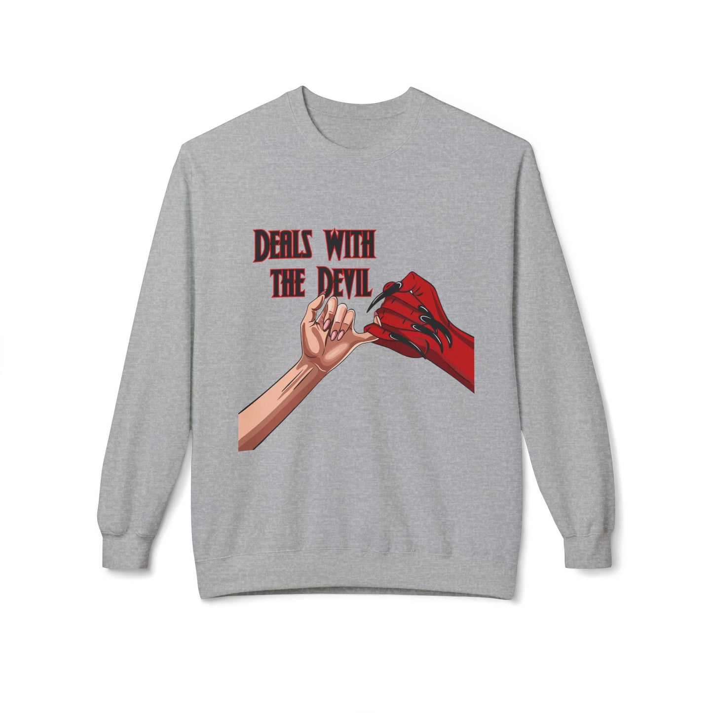 Deals with the Devil - Unisex Midweight Softstyle Fleece Crewneck Sweatshirt