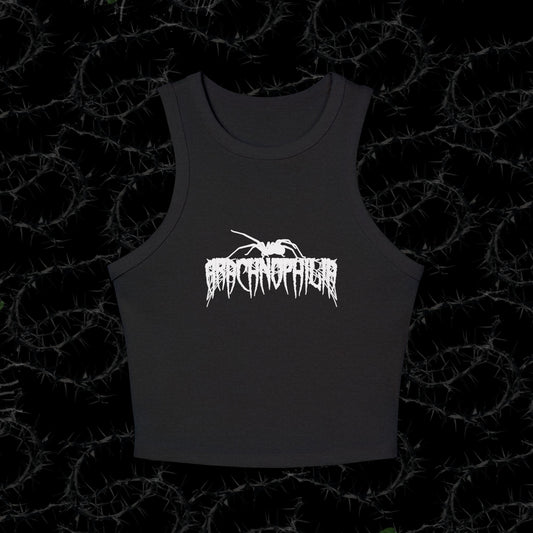 Arachnophilia - Women's Micro Rib Racer Tank Top