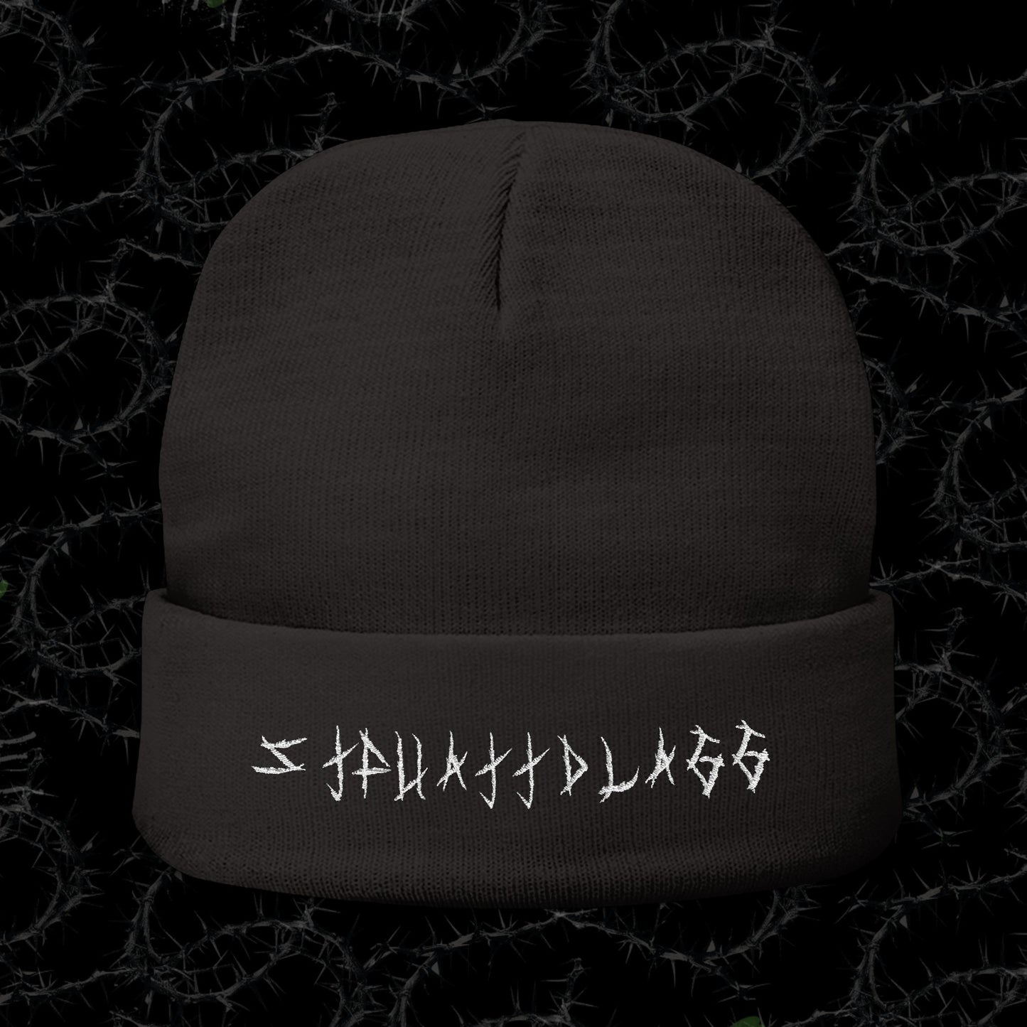 STFUATTDLAGG - Knit Beanie (Embroidery)